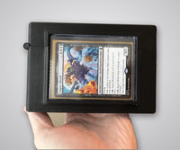 Commander deck box front toploader window, digital file preview render