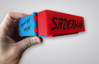 Miles Morales Ultimate Spider-Man MTG deck box, angled view