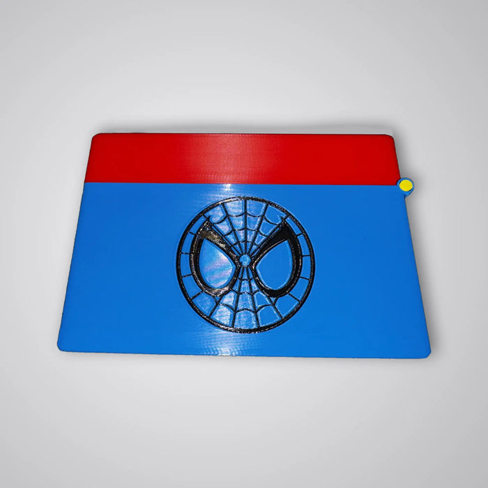 Miles Morales MTG flip card Commander deck box, back view