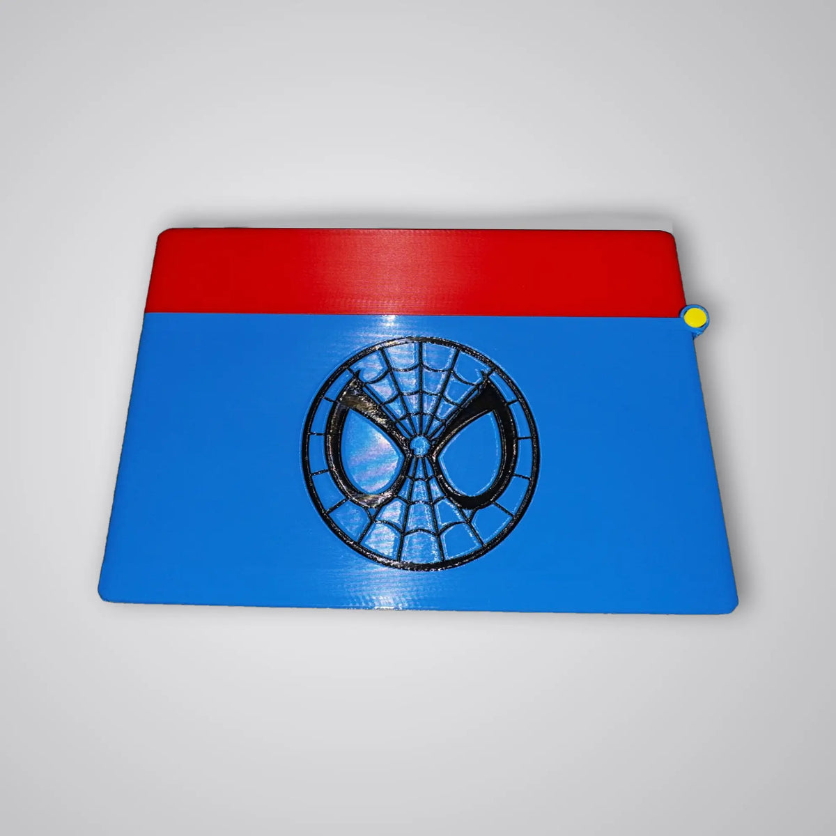 Miles Morales Ultimate Spider-Man MTG deck box, back view, digital file preview