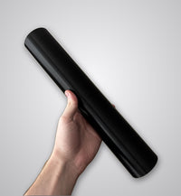Black 3D-printed TCG playmat tube holder